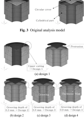 Fig. 3  Original analysis model