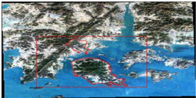 Figure 1. This map shows the study area of Wando located in Chonnam Province