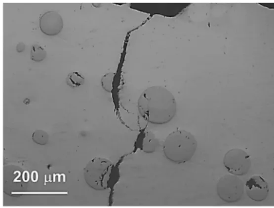 Fig. 10  Morphology of the coating layers according  to feeding rate : (a) 6 g/min, (b) 14 g/min