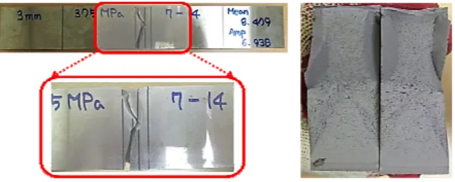 Fig.  7  Fracture  surface  of  specimen  (3mm,  △σ= 