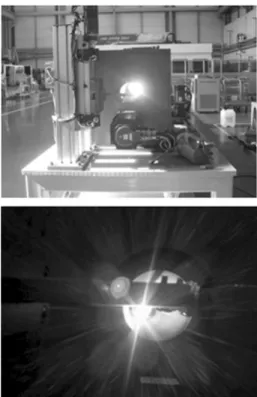 Fig. 5  Picture of overlay welding system for 12M