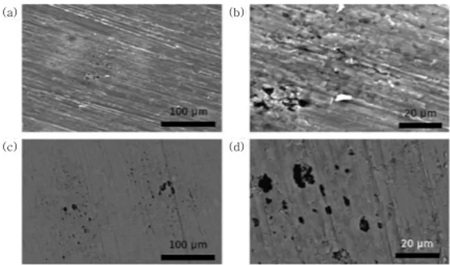 Fig. 10 Micrographs of corroded regions in: (a and b) FSW and (c and d) TIG welded alloy 6)