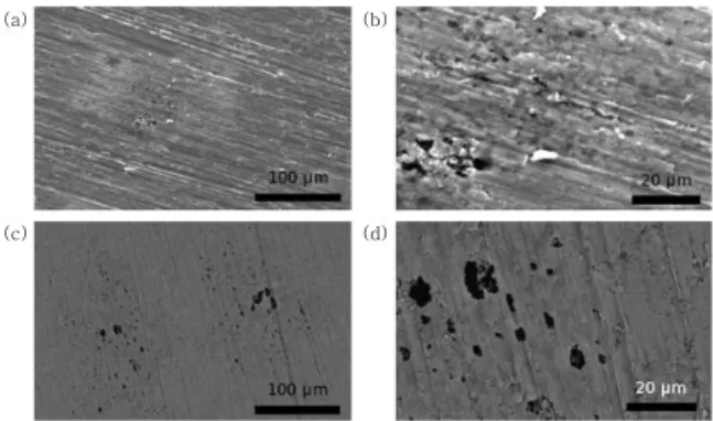 Fig. 10 Micrographs of corroded regions in: (a and b) FSW and (c and d) TIG welded alloy 6)