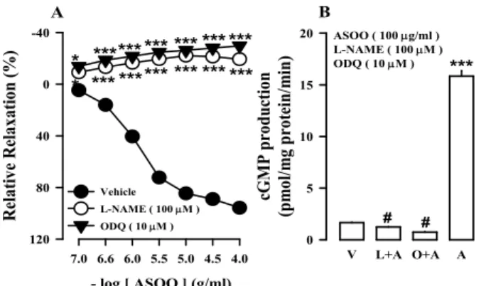 Fig.  5.  Effects  of  ASOO  on  the  PE-induced  vascular  contraction  in  thoracic aorta