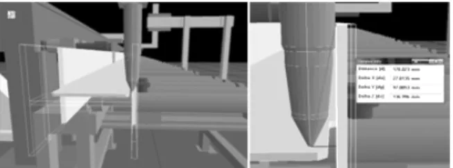 Fig. 6  Layout of H-beam cutting system