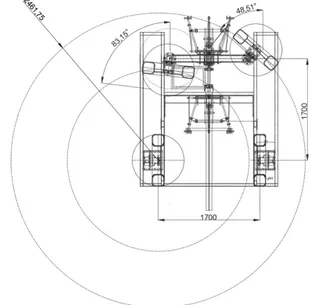 Figure 7. Outer-wheel geometry.