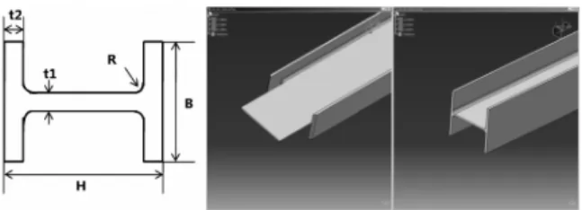 Fig.  3  H-beam  used  for  offshore  structure  and  examples of its cut shape