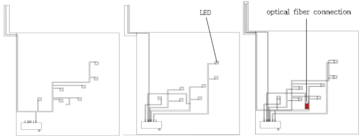 Figure 15. +, -, and Full Circuit Diagrams of the Peacock Design (made  by  the  authors)