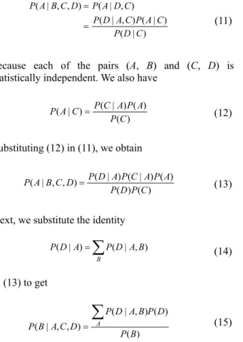 Fig. 2. A first-order Markov model. 
