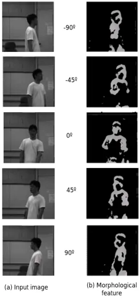 Fig. 2 shows the morphological feature which obtained  from constrained disparity map that emphasizes eyes, nose and  mouse of human face