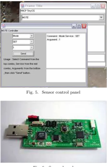 Fig. 3. HNCP home server implemented on a PC