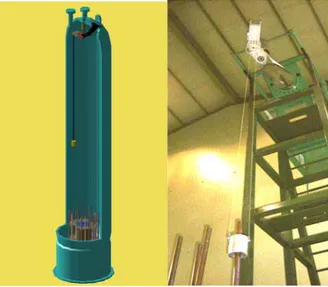Fig. 1 shows the pressurizer and the developed robot. As  shown in Fig. 1, the internal of the pressurizer is narrow, so   