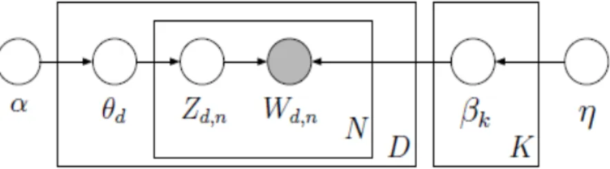 Figure 2.1 Visualization of LDA