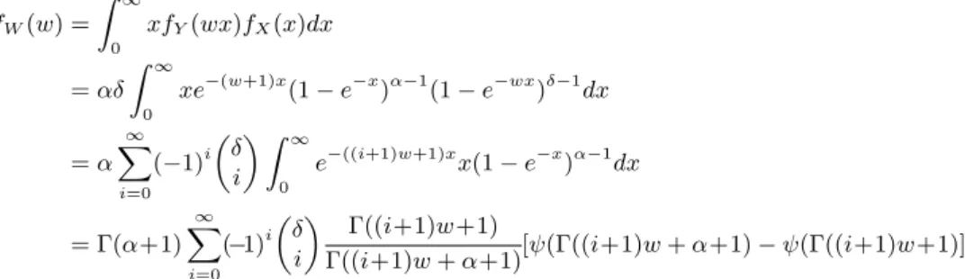 Table 3.1 Approximate mean, variance, and skewness for ratio R
