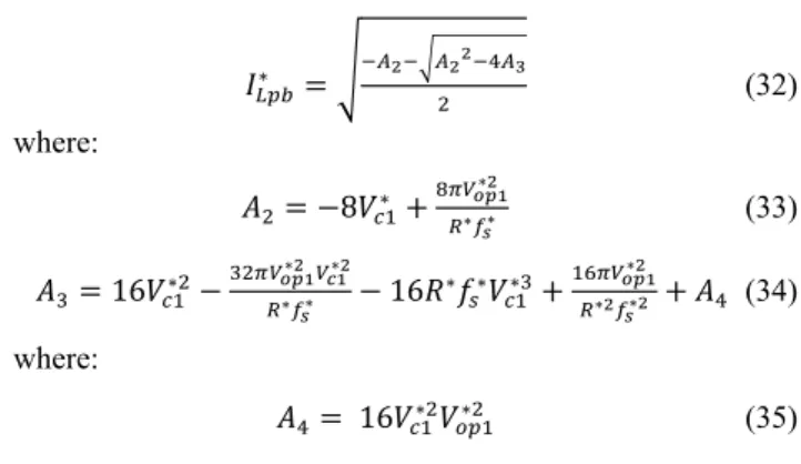 Fig. 7 shows the effects of output voltage changes during  constant and symmetrical loads and input voltages in the  control plain set-up by V c1  and I Lpb 