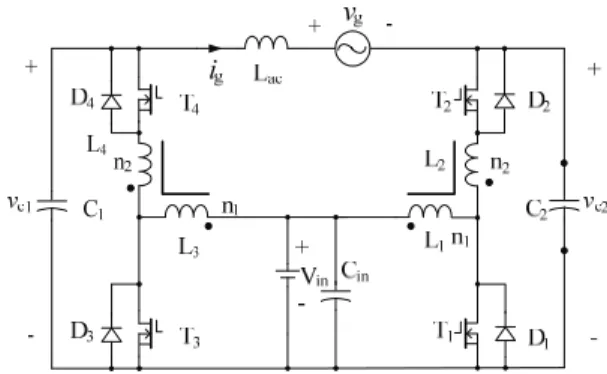 Fig. 1. Main circuit of CIDBI.  Fig. 2. Main circuit of the CIDBI after the insertion of L ac