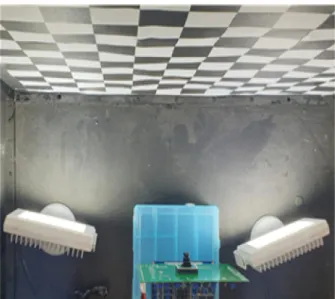 Fig. 8. Measurement system for image acquisition using proposed CMOS binary image sensor.
