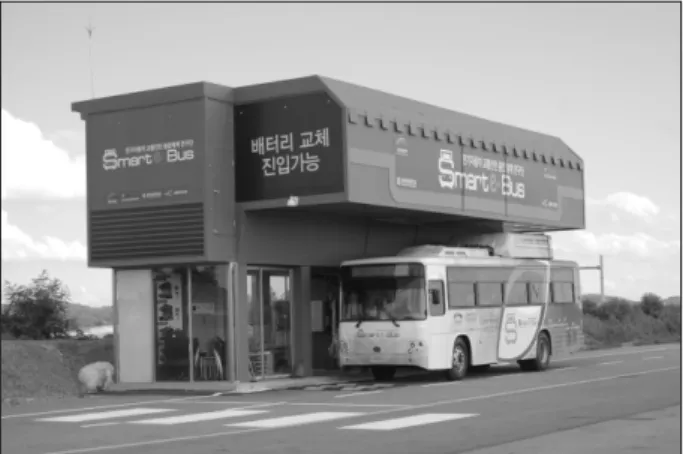 그림  1.  QCM/QTPE-BUS  배터리  교환  시스템 Fig 1. QCM/QTPE-BUS Battery Exchange System
