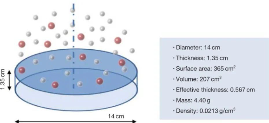 Fig. 2. Information on a polyurethane foam (PUF) disk used for passive air sampling.