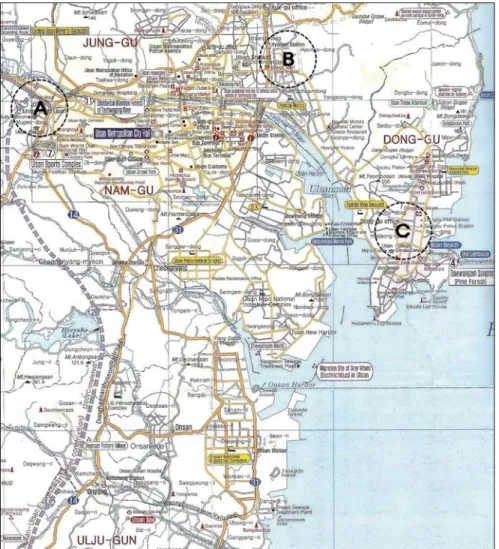Table 1. The number of household samples from the tar- tar-get areas.