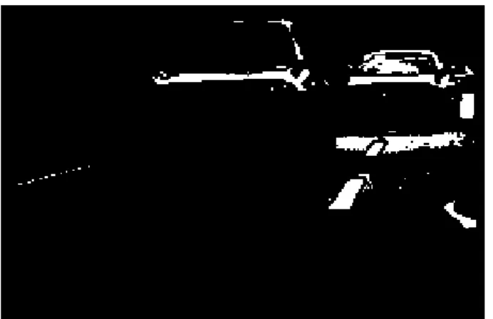 Fig. 9.  The  result  of  local  statistics  based  variable  thresholding  on  the  image  in  Fig