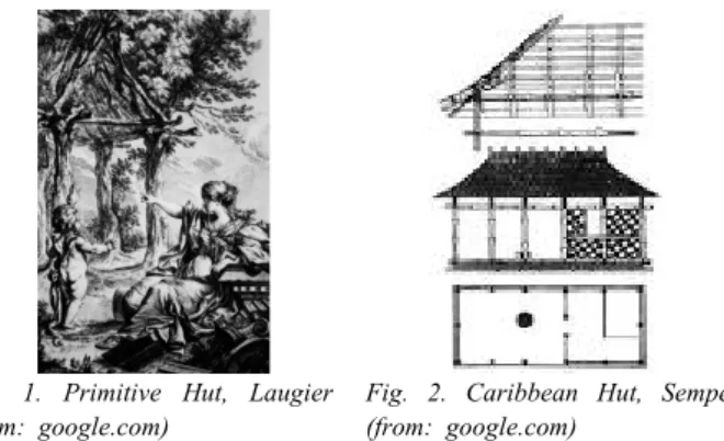 Fig. 1. Primitive Hut, Laugier  (from: google.com)