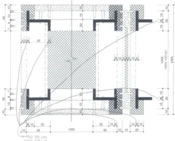 Fig.  3.  Configuring  passive  outside  insulation  panel  frame