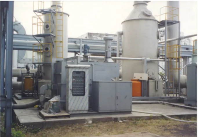Figure  2.  A  photo  of  the  pilot-scale  biofilter  installed  in  the  pharmaceutical  plant.