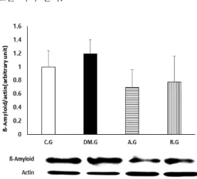 Fig.  1.  The  results  of  ẞ-Amyloid  expression  in  hippocampus.
