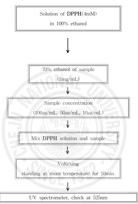 Figure 6. Measurement of DPPH radical scavenging effect