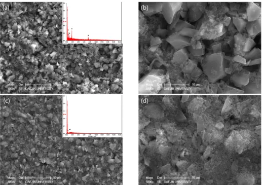 Fig.  5.  SEM  images  of  the  electrode  surface;  (A)unbented,  (b)  after  100  bending  cycle.