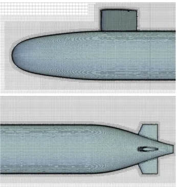 Fig.  5  Grid  distributions  around  the  hull