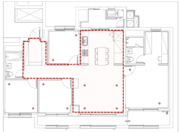 Fig.  3.  Floor  plan  of  the  residential  building