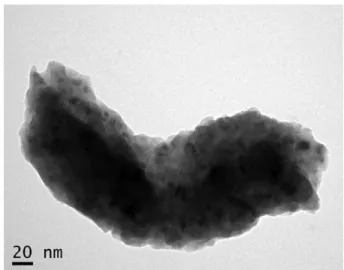 Fig. 6 shows typical TEM photograph of as-milled powder. The as-milled powder consisted of particles