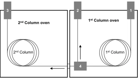 Fig.  1.  Configuration  of  a  MDGC-MS  system.