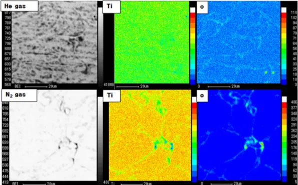 Fig. 8. Results of bond strength measurements of Ti coating layers.