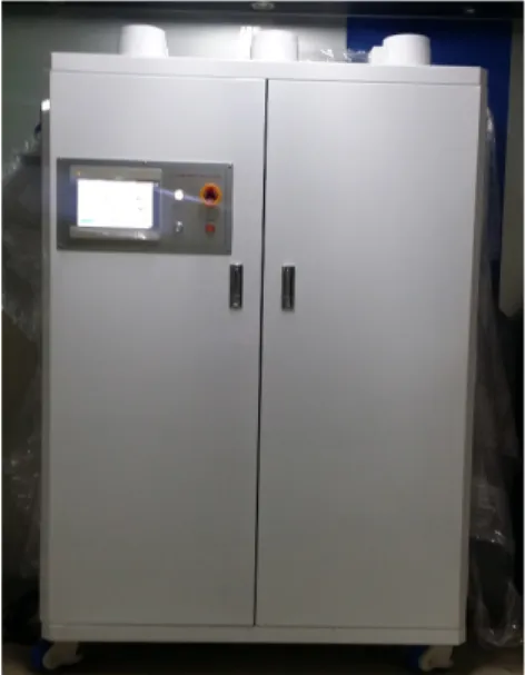 Fig.  3.  Pictures  of  the  installation  in  KCL
