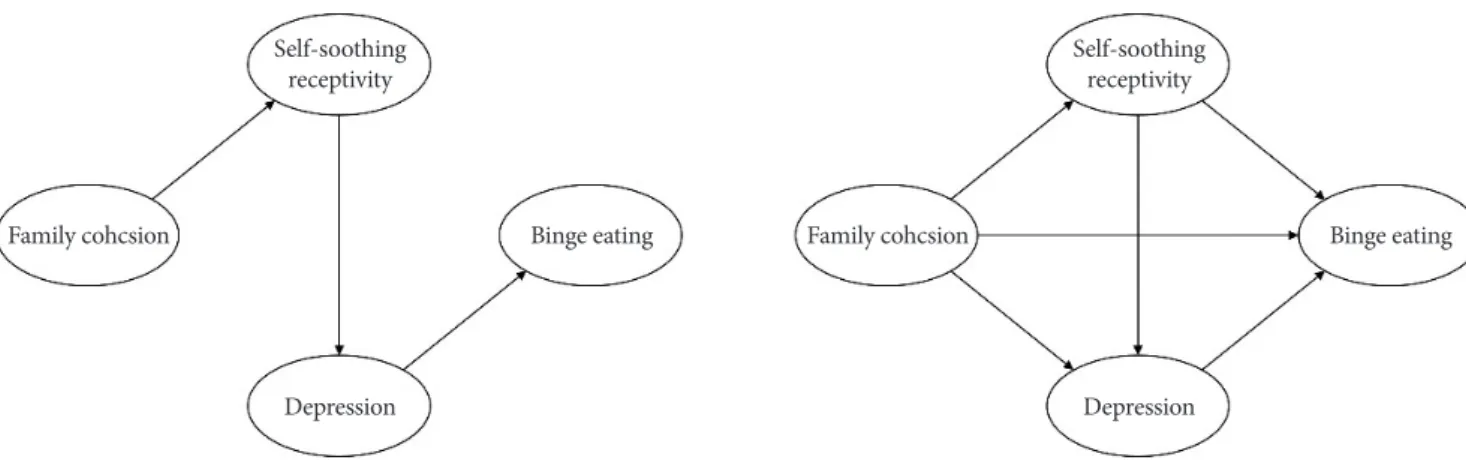 Figure 1. Hypothesis model and competing model.