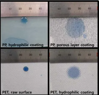 Fig.  5    SEM  image  of  hydrophilic  coated  PET   