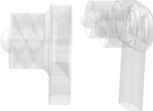 Fig.  2    One  unit  axial-flow  cyclone(left)  and                cluster  unit  axial-flow  cyclone(right)