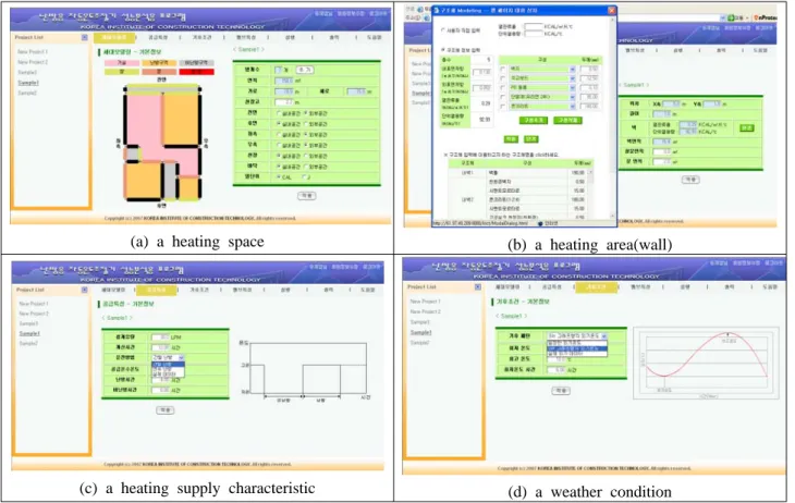 Fig.  3    Input  windows  for  the  modeling  information  of  a  performance  analysis  package