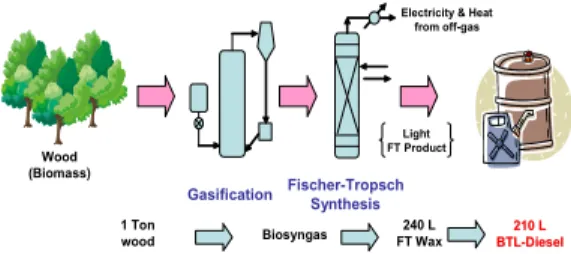 Fig. 1. Production Process of BTL diesel.