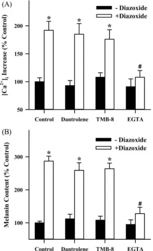 Fig. 6 − Role of Ca 2+  influx in the diazoxide-induced intracellular Ca 2+