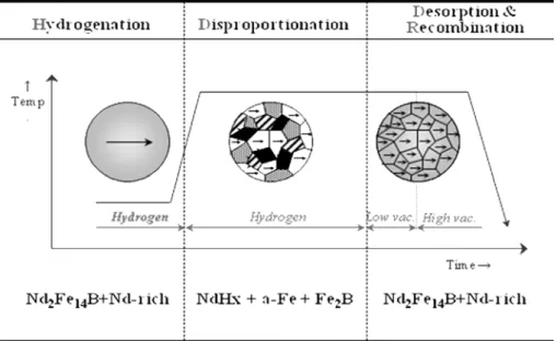 Fig. 4. Illustration of HDDR process.