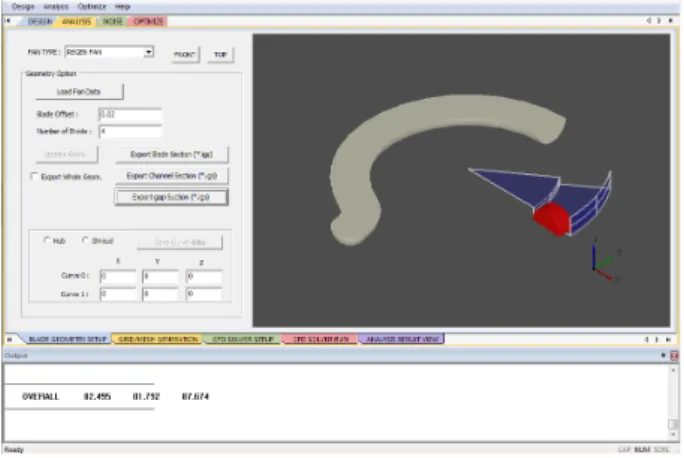 Fig.  3  Graphic  user  interface(GUI)  for  preliminary  design  part  of  Total  FAN-Regen Ⓡ
