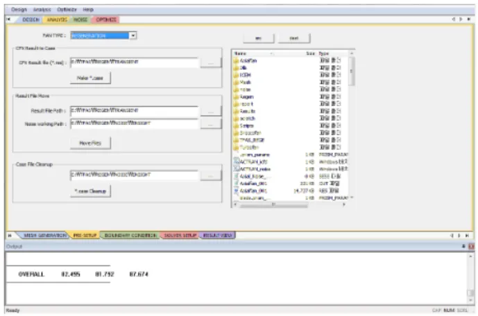 Fig.  6  GUI  of  Total  FAN-Regen Ⓡ   for  post-process  of  aerodynamic  analysis 