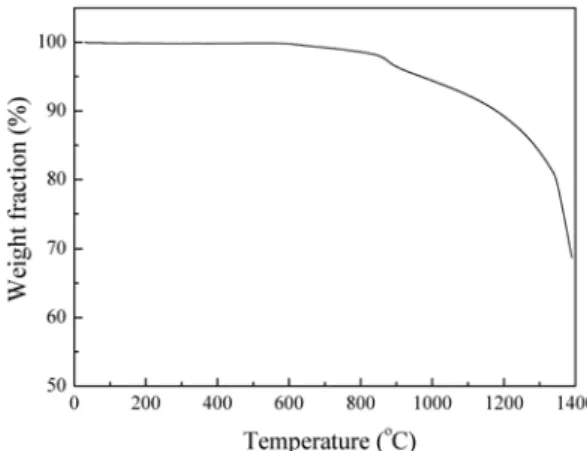 Fig. 4. SEM micrograph of composite oxide powder cal-