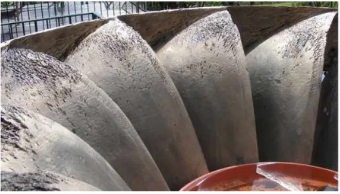 Fig.  1  Example  of  impeller  abrasion(1)