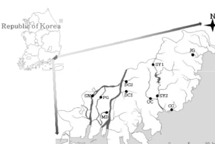 Fig.  1.  Location  map  of  the  target  area  of  the  study.