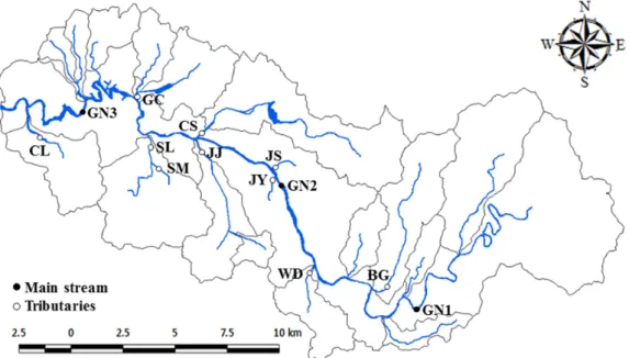 Fig. 1. Location of study sites.